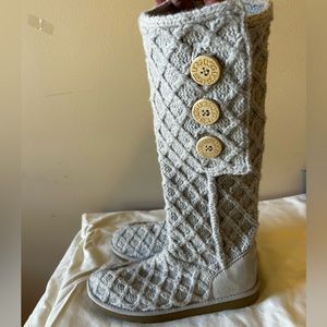 Ugg Lattice Cardy boot light gray US 8